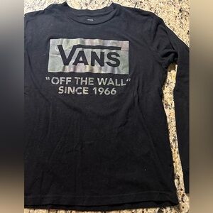 Kids VANS Long sleeve Tshirt Camouflage